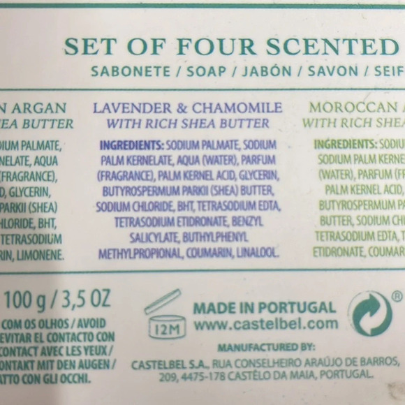 Set of 4 Castelbel Porto Luxury Scented Soaps Gift Set - Picture 11 of 13